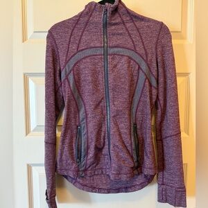 Lululemon Athletica Vintage Maroon and Gray Jacket